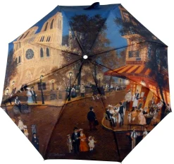 Guy De Jean By Fabienne Delacroix "Notre Dame Rue De Paris" Pliant