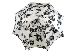 Guy De Jean "Charme" Fleurs Noir Et Blanc