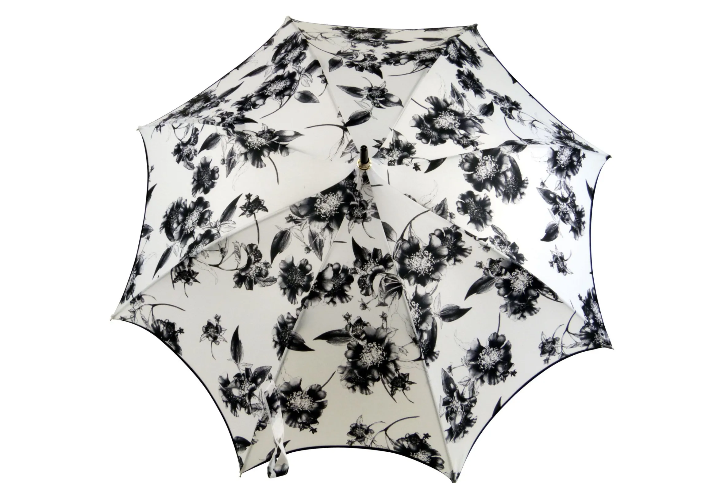 Guy De Jean "Charme" Fleurs Noir Et Blanc