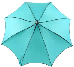 Guy De Jean "Vogue" Turquoise Biais Marron