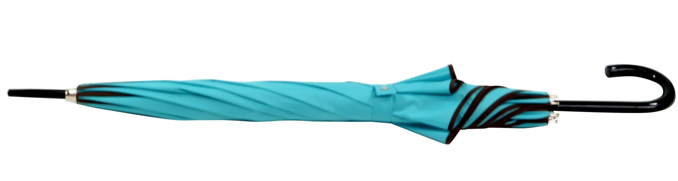 Guy De Jean "Vogue" Turquoise Biais Marron